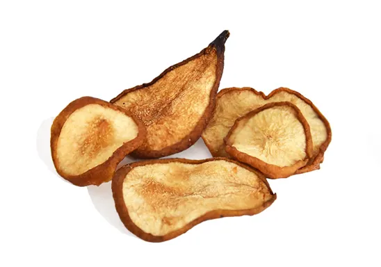 Pera deshidratada